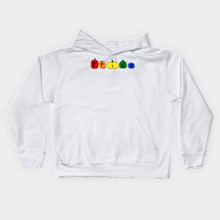 "Pride" Rainbow Pumpkins Kids Hoodie